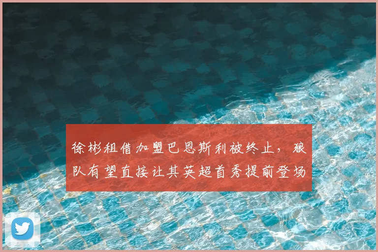 徐彬租借加盟巴恩斯利被终止，狼队有望直接让其英超首秀提前登场_联赛_机会_英甲