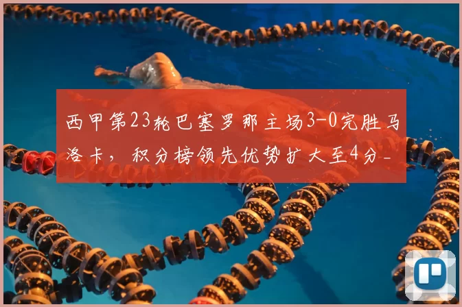 西甲第23轮巴塞罗那主场3-0完胜马洛卡，积分榜领先优势扩大至4分_巴萨_比分_比赛